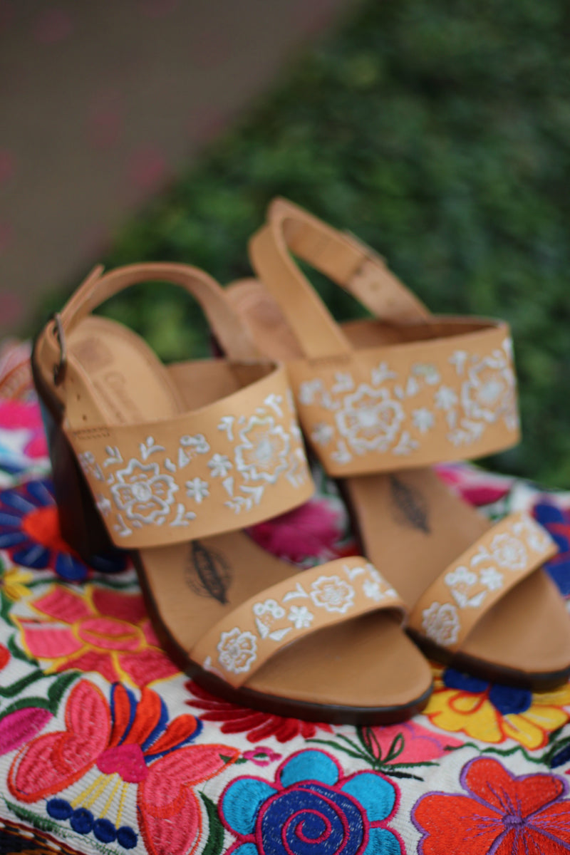 Lucia Embroidery Heel