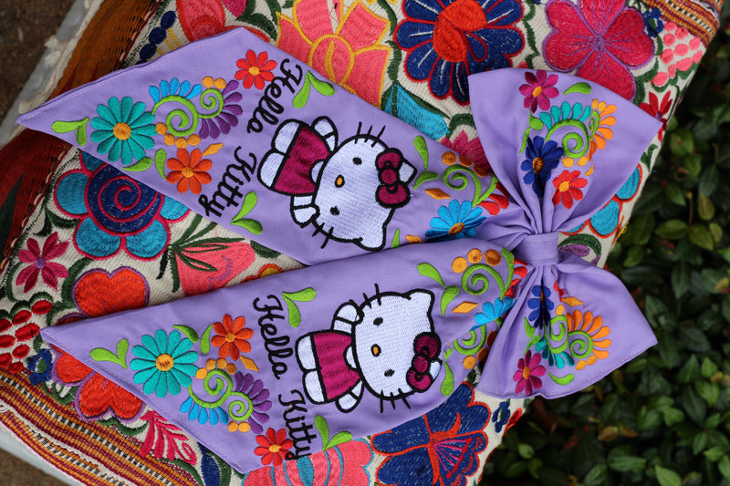 Hk Hair Bow Clip Long