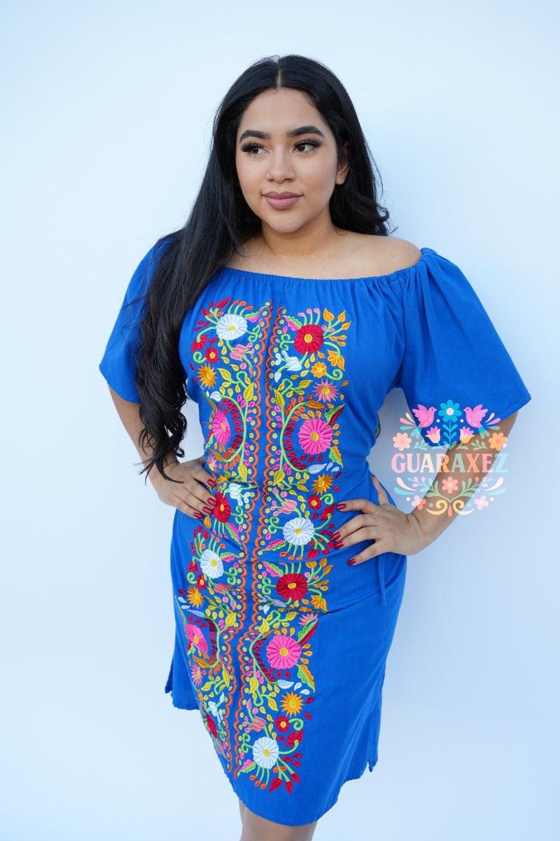 Mamacita Embroidered Mexican Dress