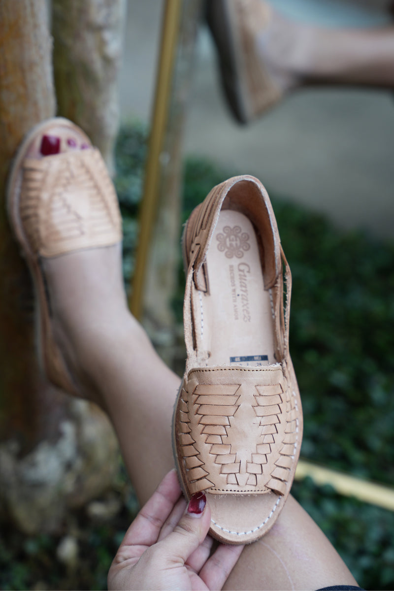 desert tan huaraches