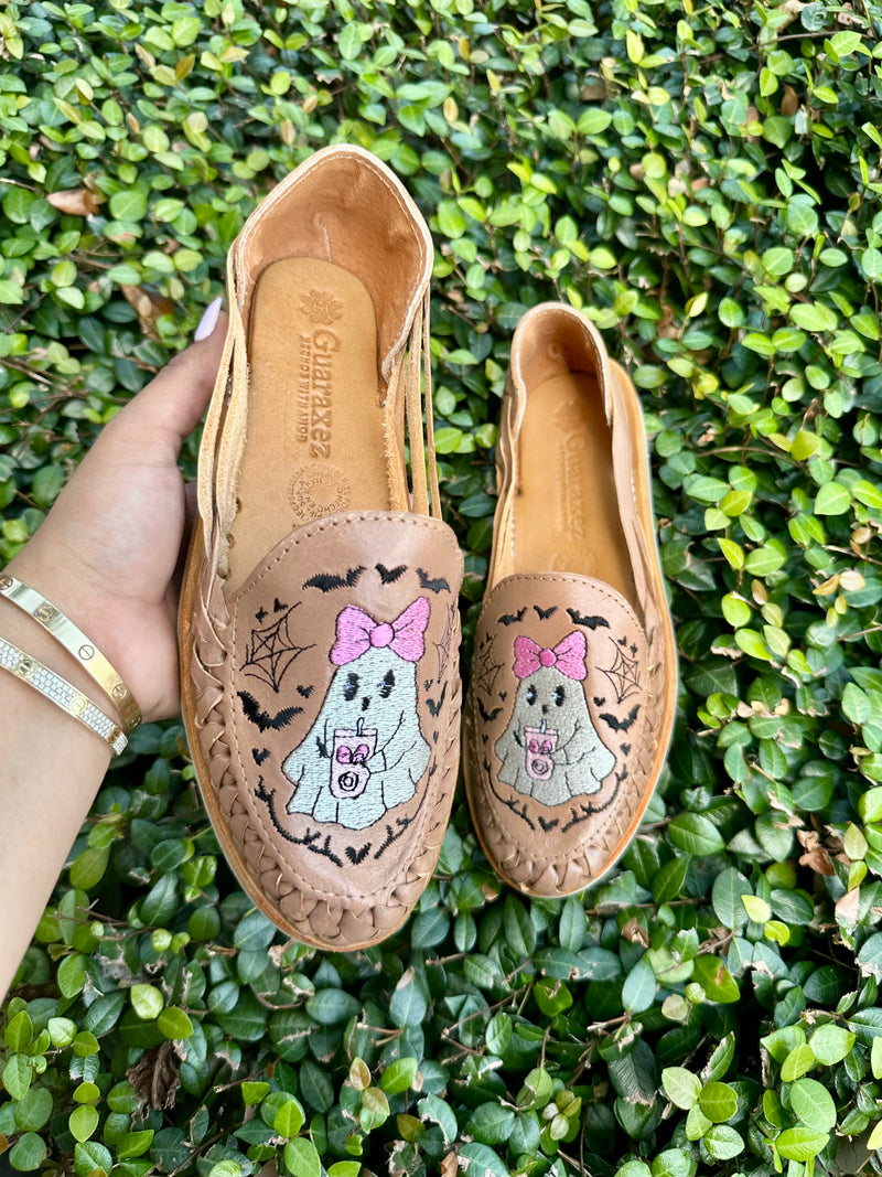 Fantasma Coquette Leather Flats