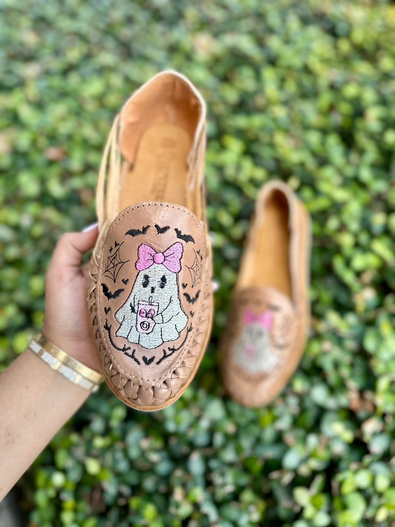 Fantasma Coquette Leather Flats