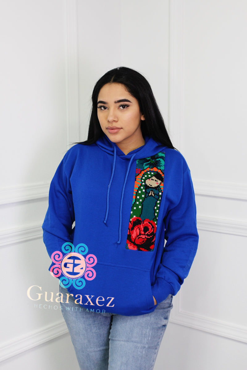 Virgen Punta de Cruz Hoodie