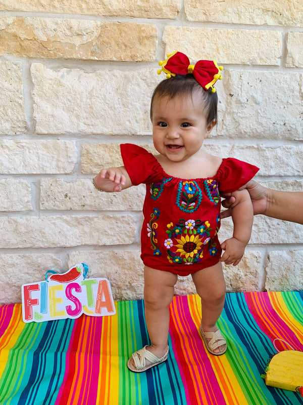 Chiquilla Red Baby Romper