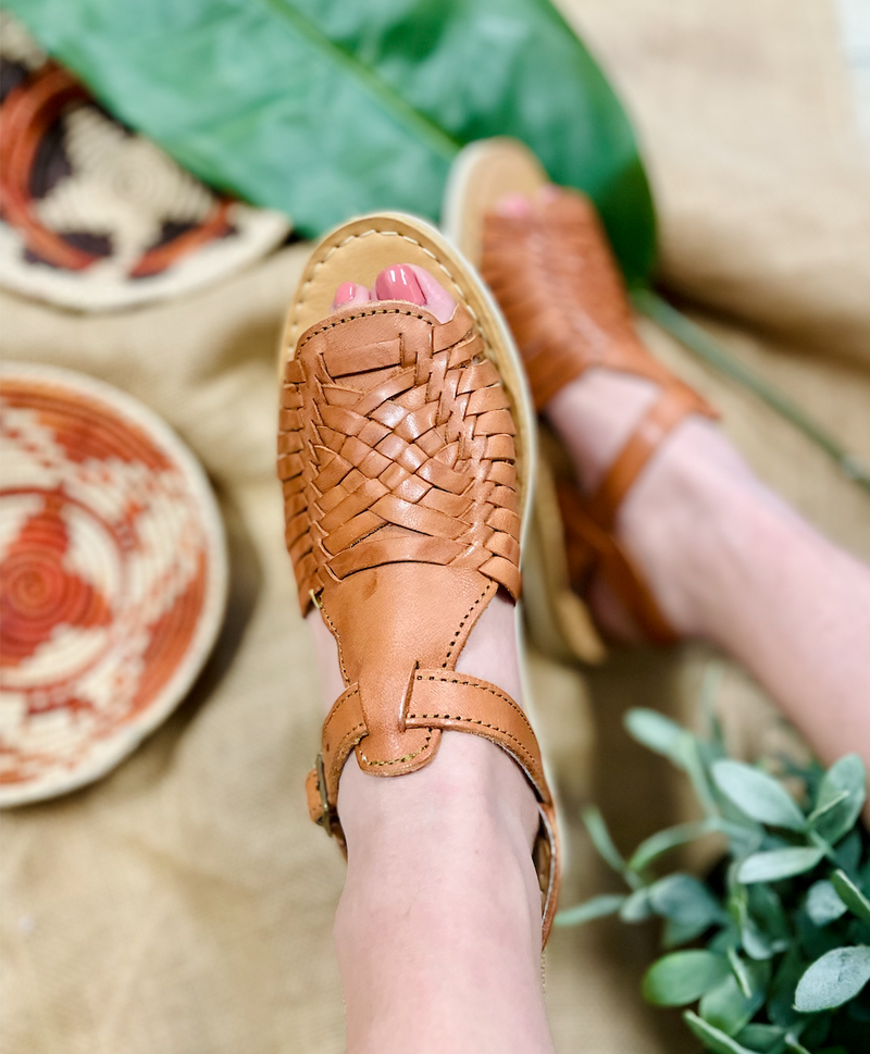 Tlalli Leather Sandals
