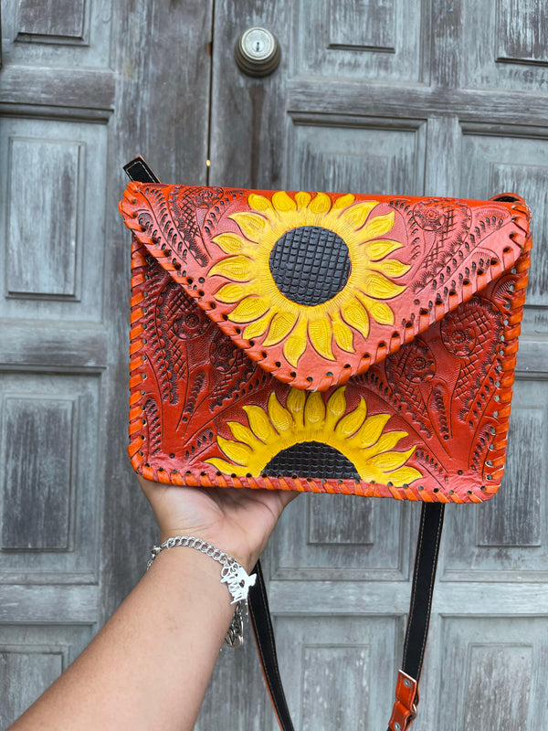 Girasol Pintado Leather Bag