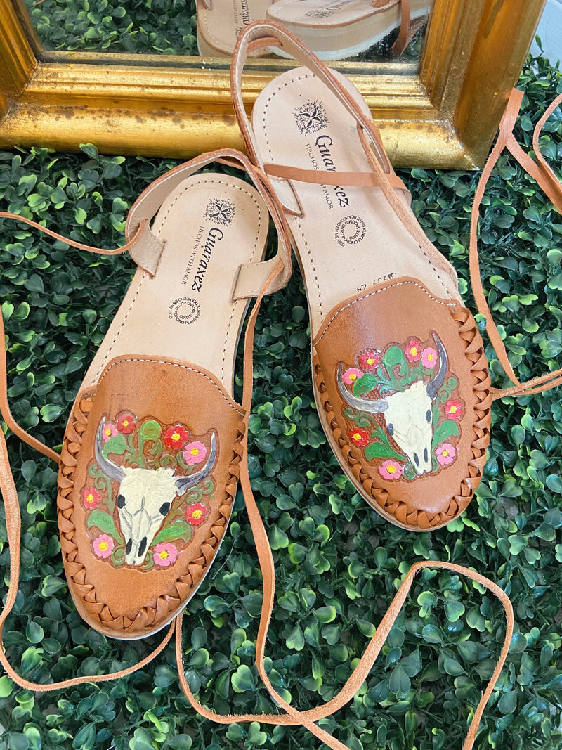Vaquerita Tan Lace Up