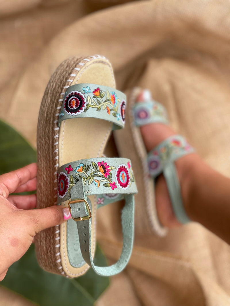 Cataleya Embroidered Sandals