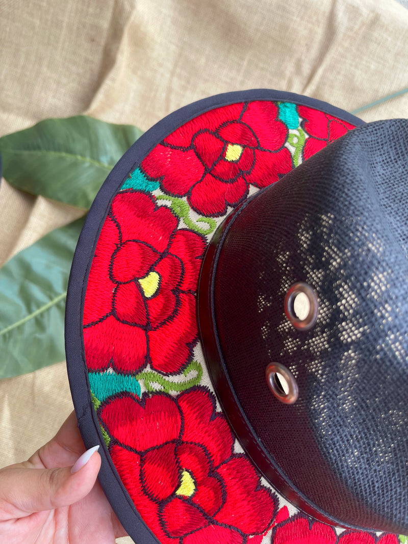 Roses Embroidered Hat