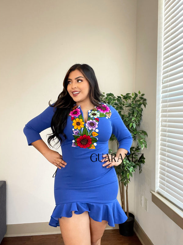 Martina Dress Blue