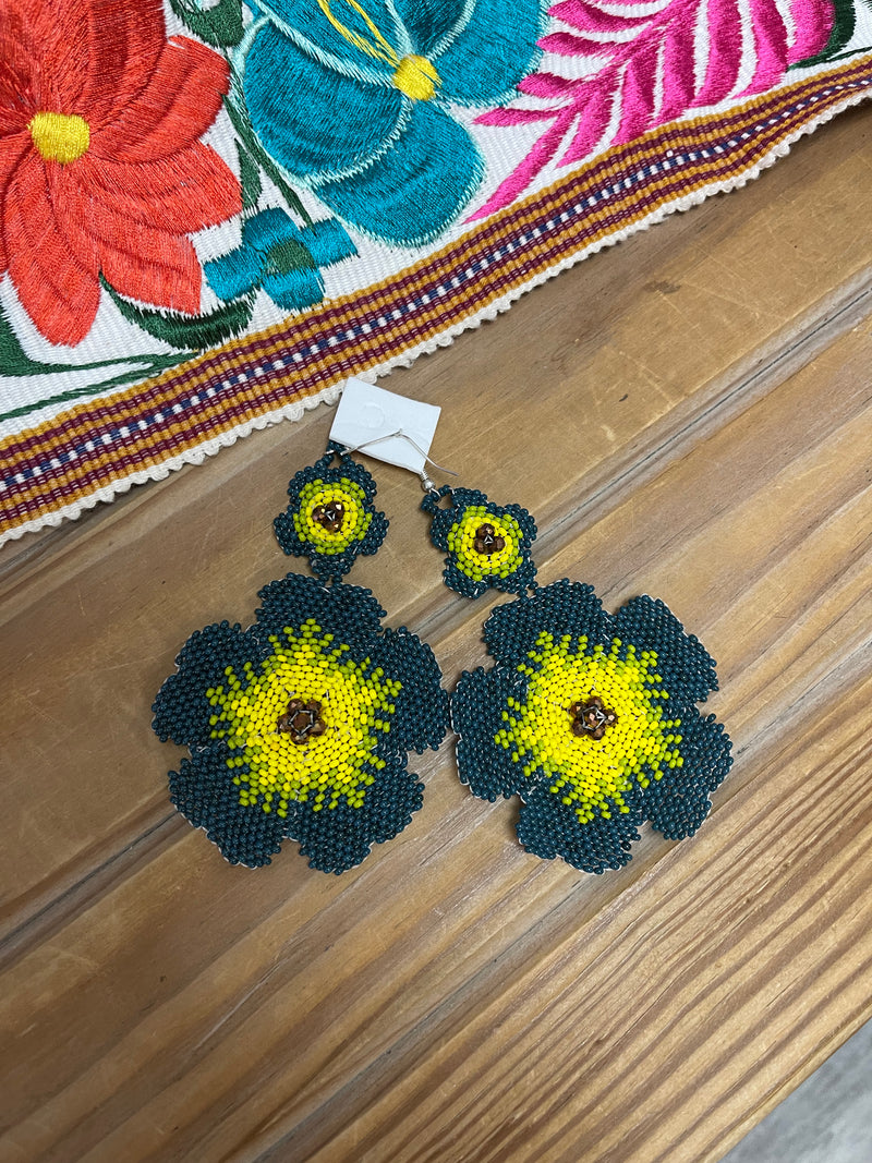 Two Flower Earrings