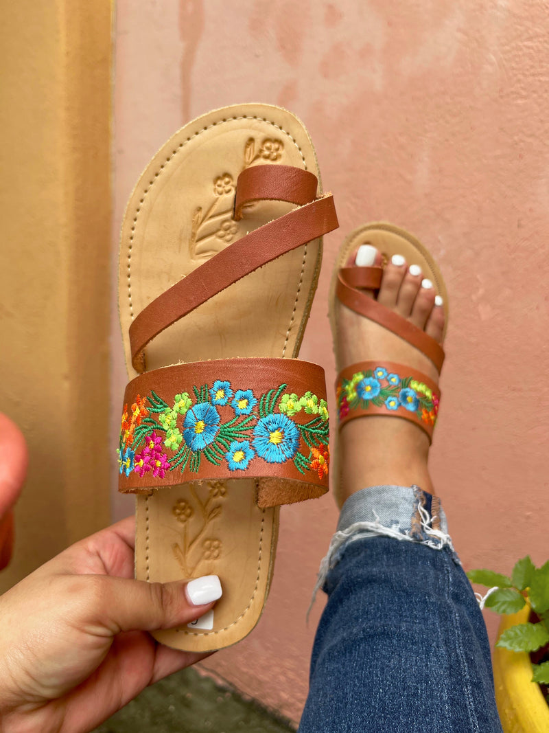 Tropicana Leather Sandals