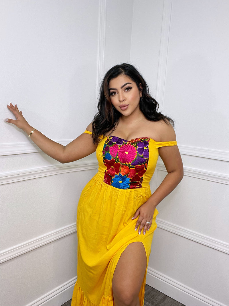Esmeralda Dress Yellow
