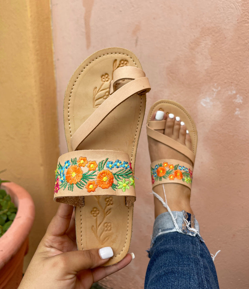 Tropicana Leather Sandals