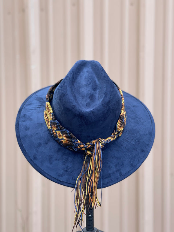 Toquilla Hat Navy Blue